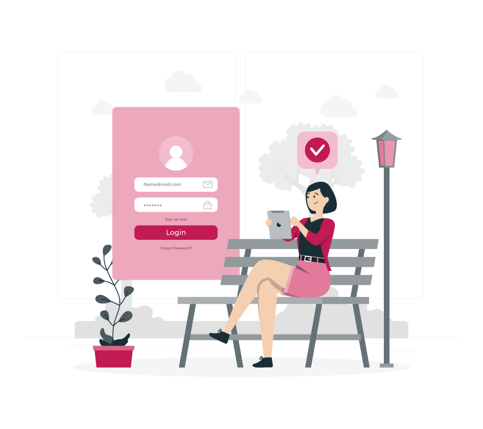 Customer Login Page Image